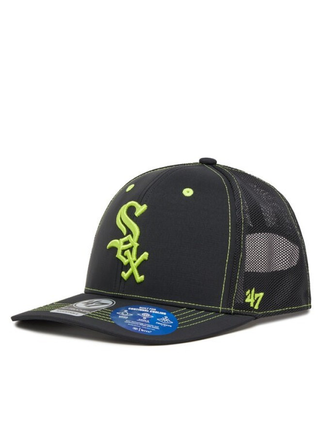 47 Brand Czapka z daszkiem MLB Chicago White Sox XRAY ’47 TRUCKER B-XRAYD06BBP Czarny