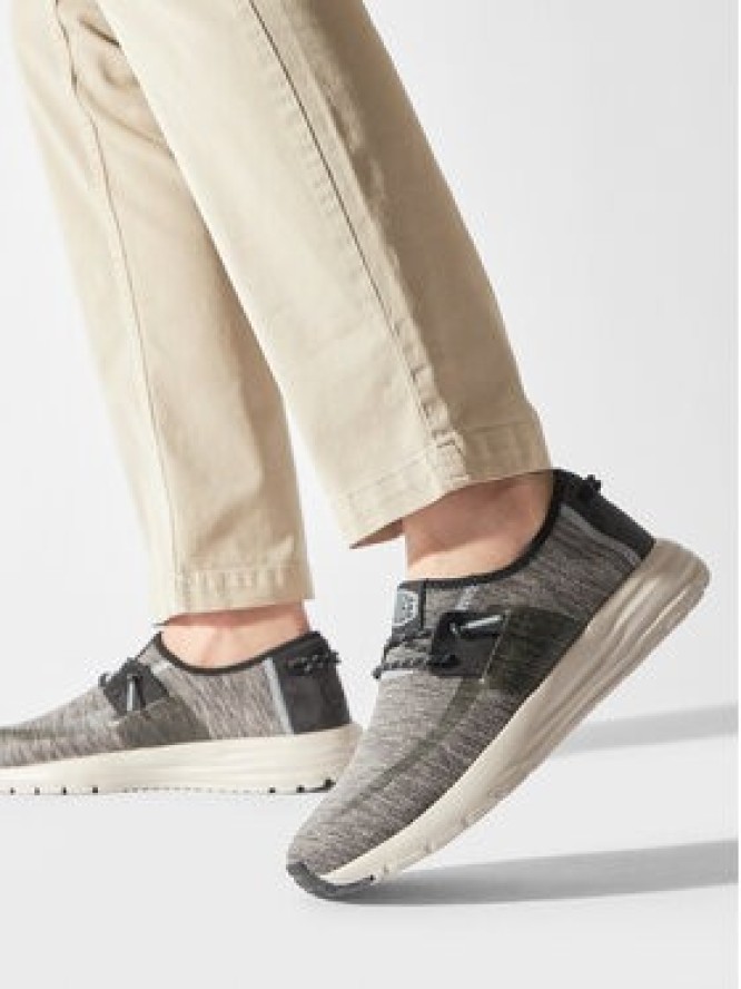 Hey Dude Półbuty Sirocco Dual Knit 40184-030 Szary