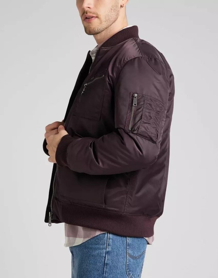 LEE BOMBER JACKET MĘSKA KURTKA PRZEJŚCIOWA VELVET L87GOS74 112321557