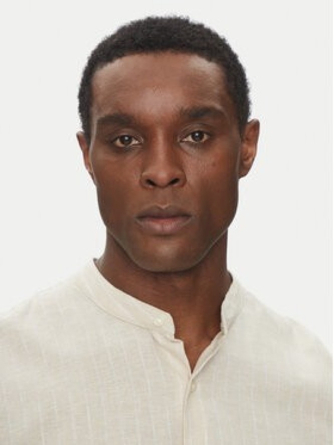 Michael Kors Koszula CS5409XHG8 Beżowy Regular Fit