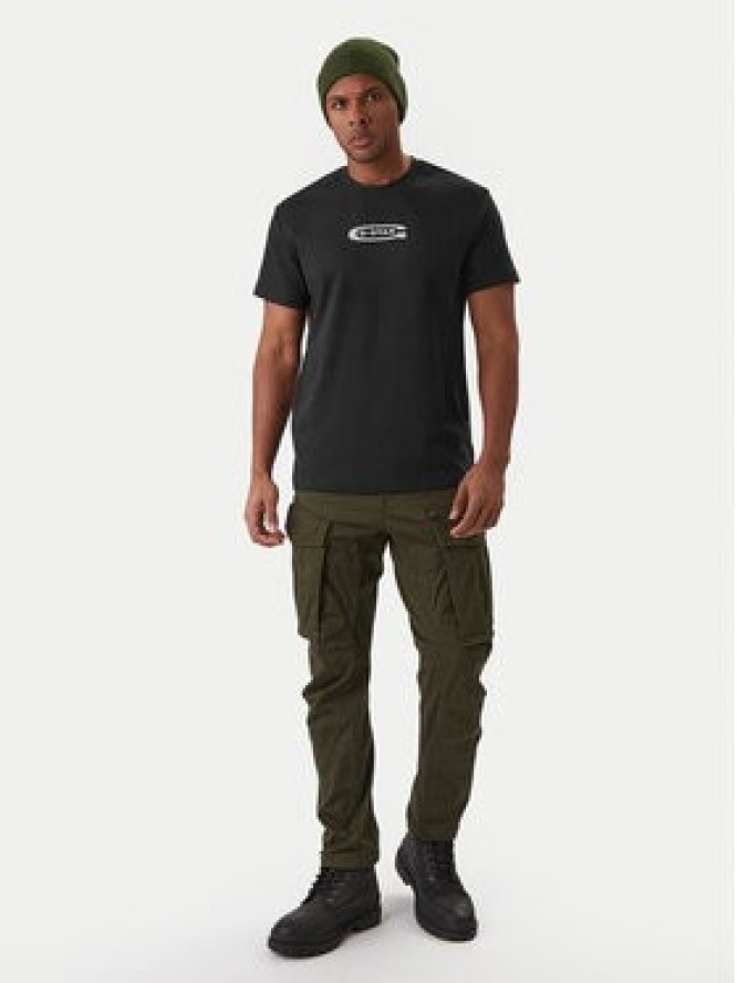 G-Star Raw T-Shirt Old Skool D25967-C812 Czarny Regular Fit