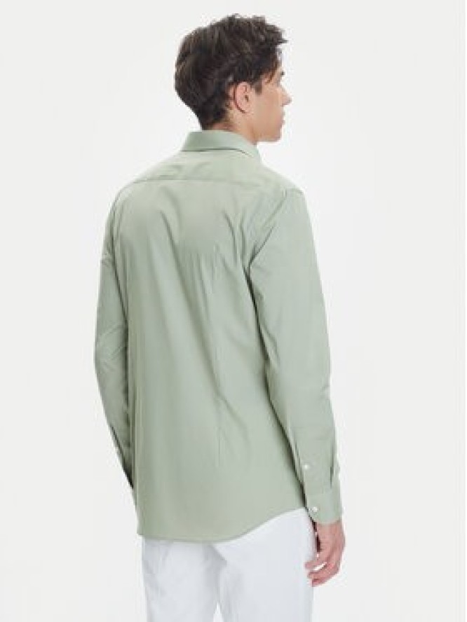 BOSS Koszula H-Hank 50469345 Zielony Slim Fit