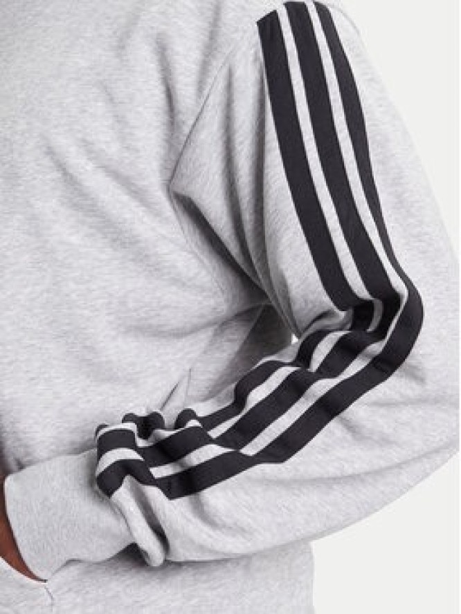 adidas Bluza Essentials 3-Stripes JD1871 Szary Regular Fit