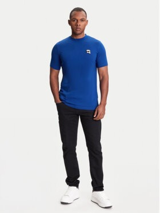 KARL LAGERFELD T-Shirt 755710 553224 Niebieski Slim Fit