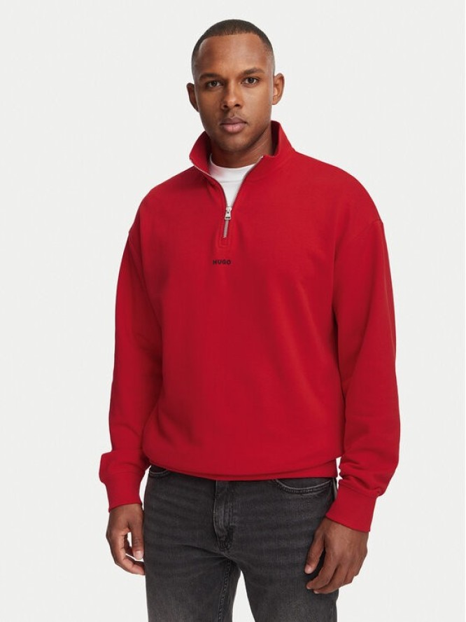 HUGO Bluza Durty244 50525881 Czerwony Relaxed Fit