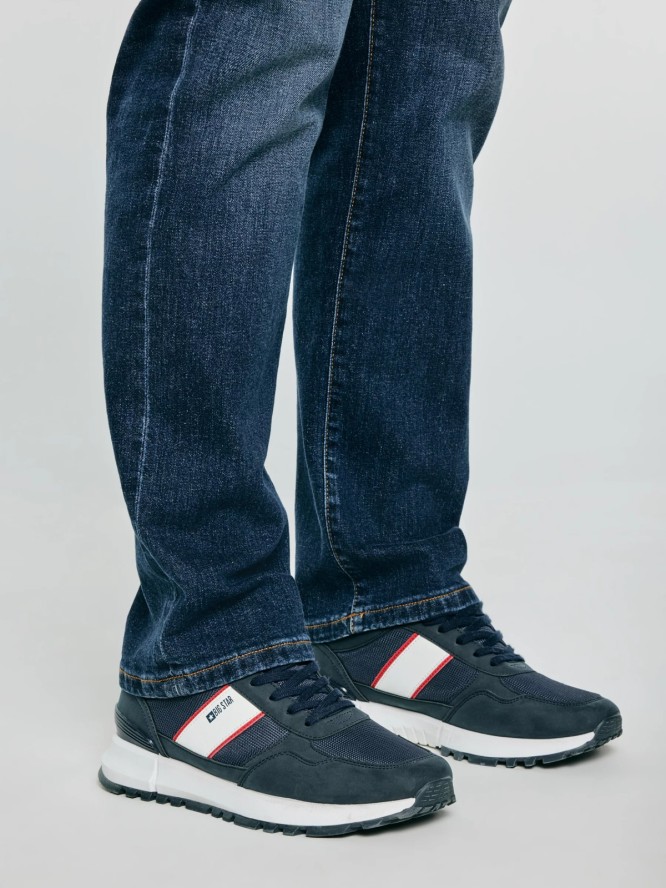 sneakersy męskie granatowe rr174290 403