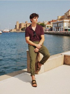 Koszulka polo - bordowy