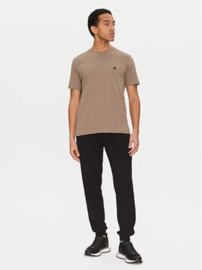 BOSS T-Shirt 50531569 Beżowy Regular Fit