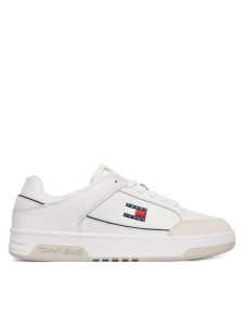 Tommy Jeans Sneakersy Tjm Cupsole Leather EM0EM01660 Biały