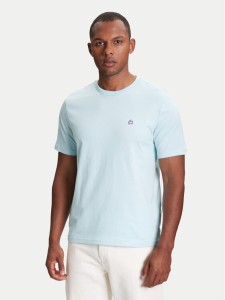 United Colors Of Benetton T-Shirt 3MI5J1AF7 Błękitny Regular Fit