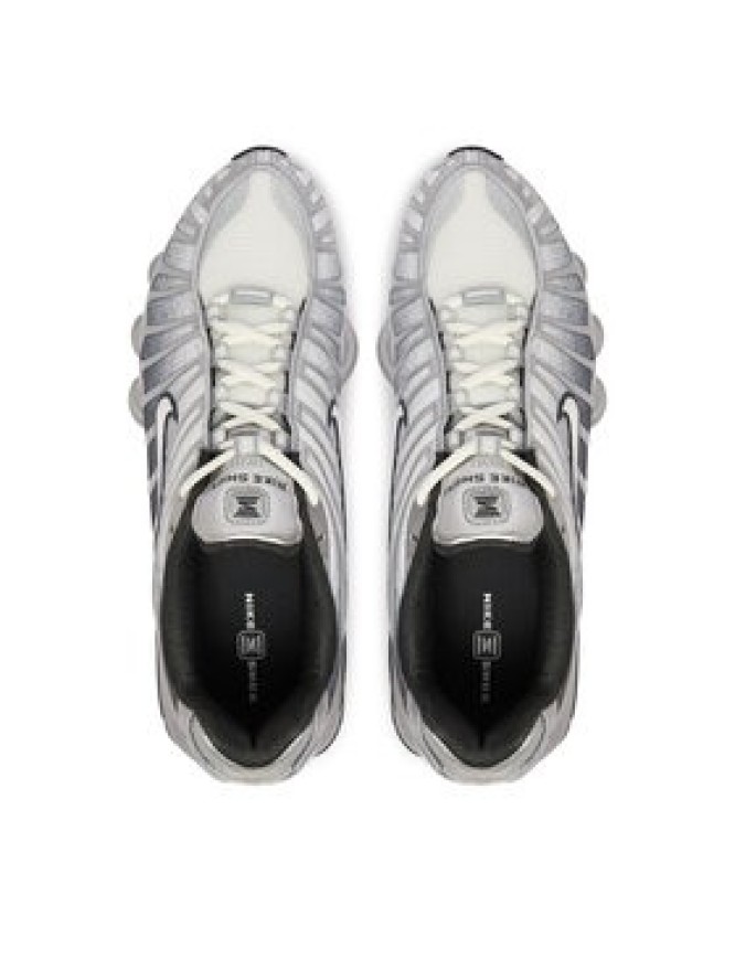 Nike Sneakersy Shox TL Print IH4466 095 Szary jasny