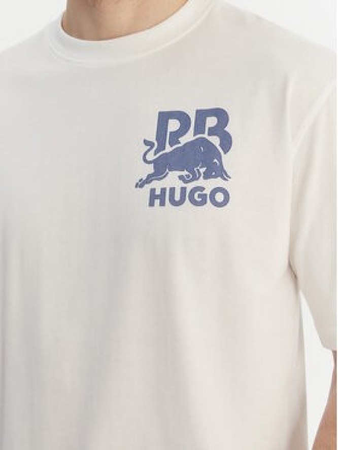 HUGO T-Shirt Delel_RB 50564572 Biały Relaxed Fit