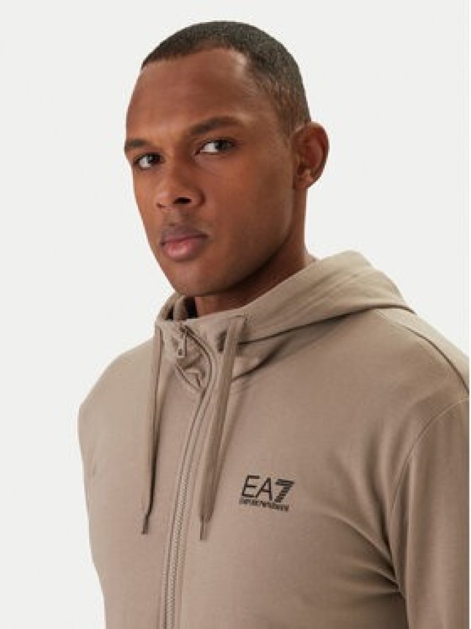EA7 Emporio Armani Bluza 8NPM33 PJVRZ Beżowy Regular Fit