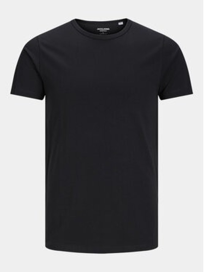 Jack & Jones T-Shirt Basic 12058529 Czarny Stretch Fit