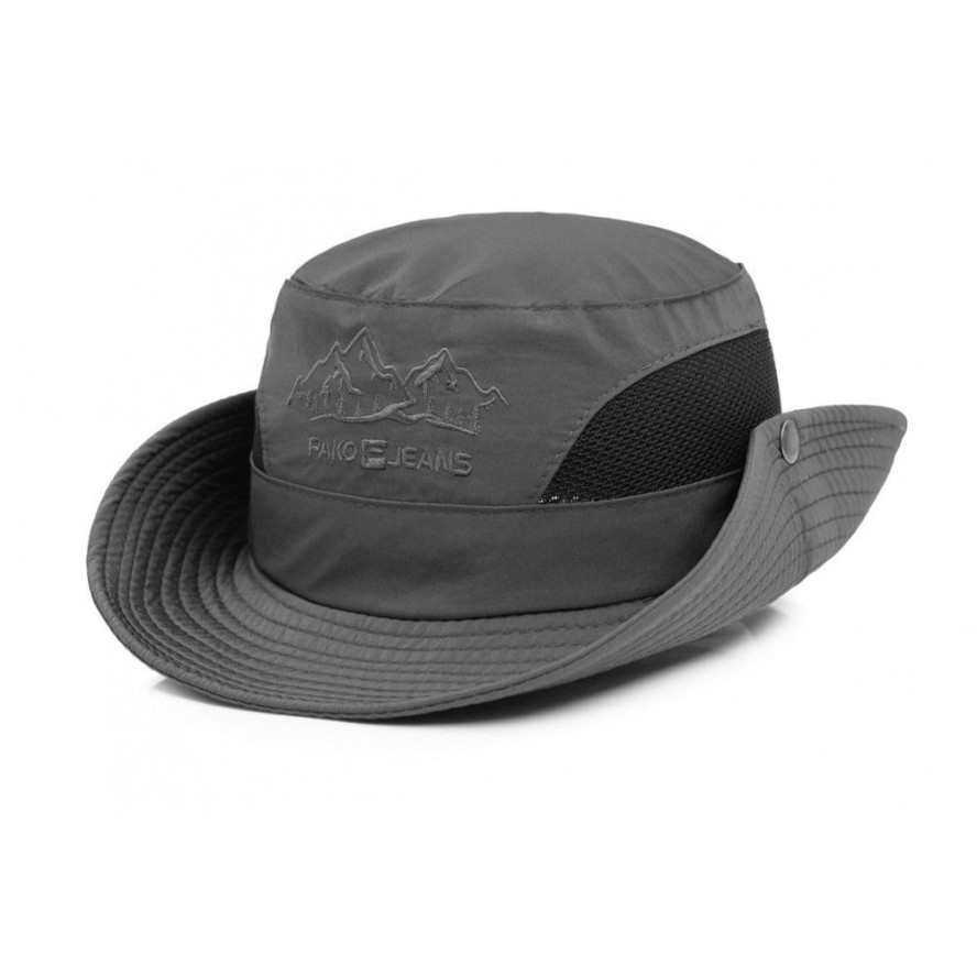 Lekki Kapelusz Biwakowy i Wędkarski - Pako Jeans - Szary