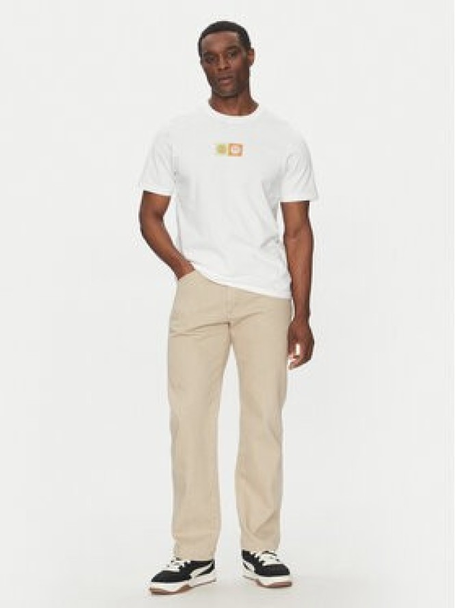 Element T-Shirt ELYZT00492 Biały Regular Fit