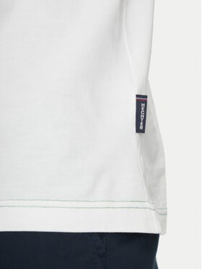 Hechter Paris T-Shirt 75014 151919 Biały Regular Fit