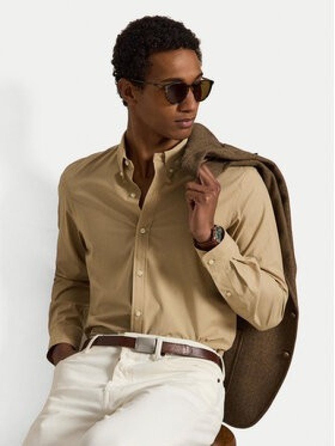 Polo Ralph Lauren Koszula 710929348501 Beżowy Regular Fit