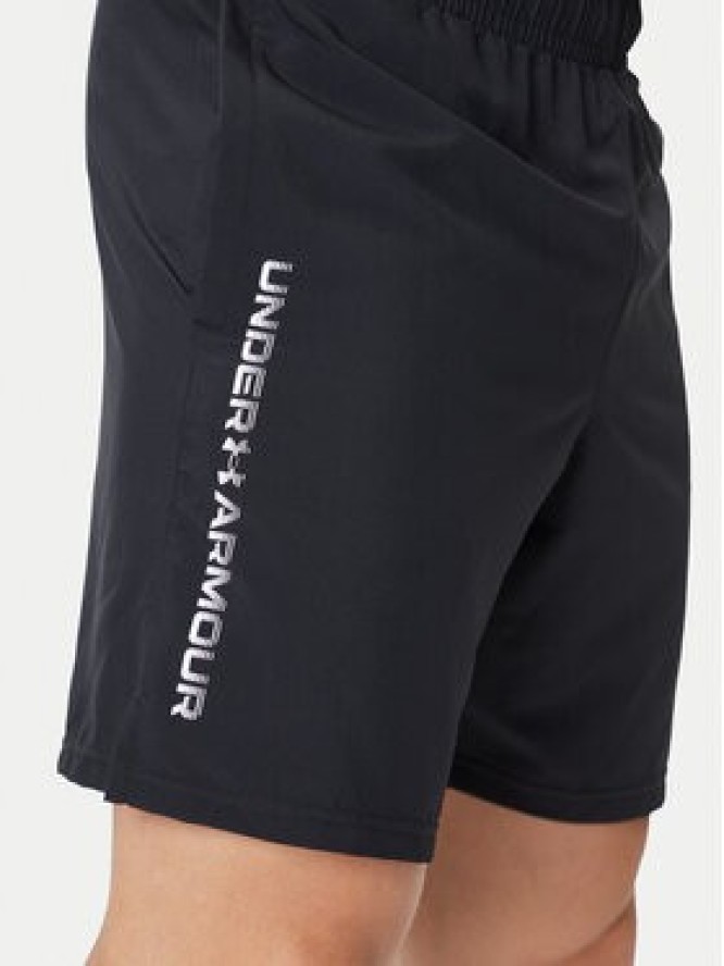Under Armour Szorty sportowe Ua Woven Wdmk Shorts 1383356-001 Czarny Loose Fit