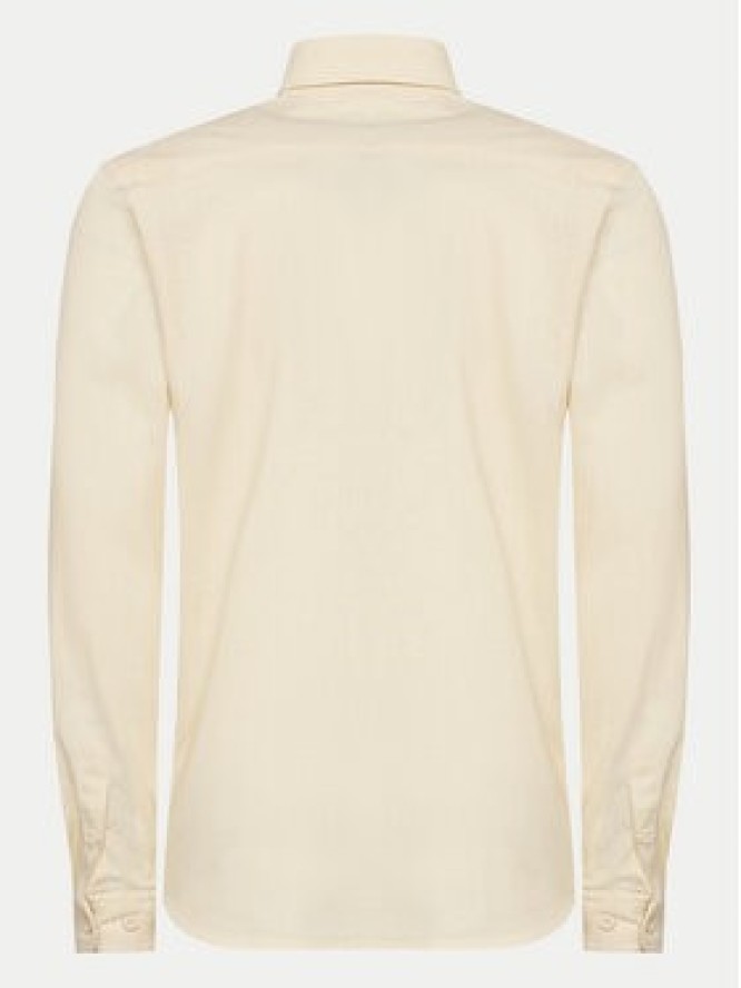 INDICODE Koszula Globe 20-315 Beżowy Regular Fit