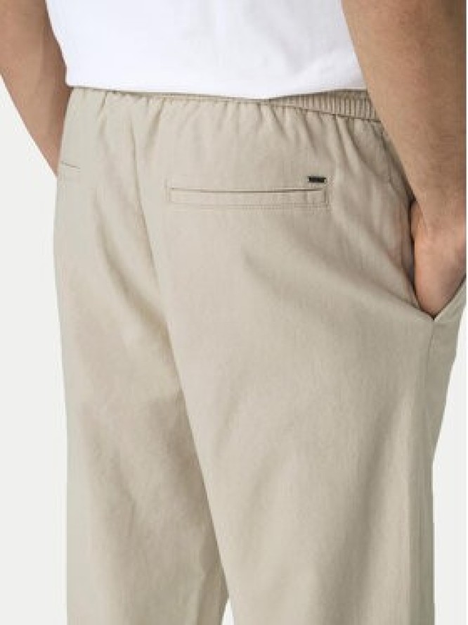 Only & Sons Spodnie materiałowe Sinus 22028267 Beżowy Loose Fit