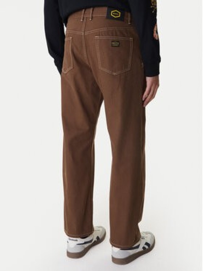 RVCA Spodnie materiałowe Dayshift 23A113502 Brązowy Relaxed Fit