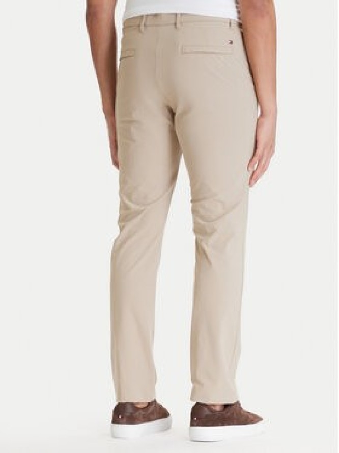 Tommy Hilfiger Chinosy Denton MW0MW43408 Beżowy Slim Fit