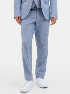 Jack & Jones Chinosy Riviera 12228724 Błękitny Slim Fit