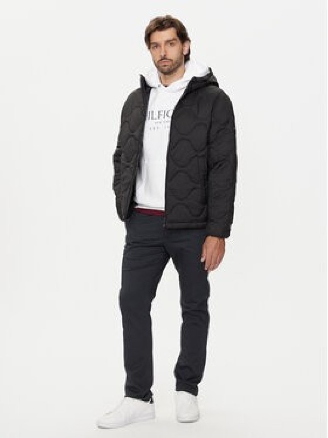 Tommy Hilfiger Kurtka przejściowa MW0MW36585 Czarny Regular Fit