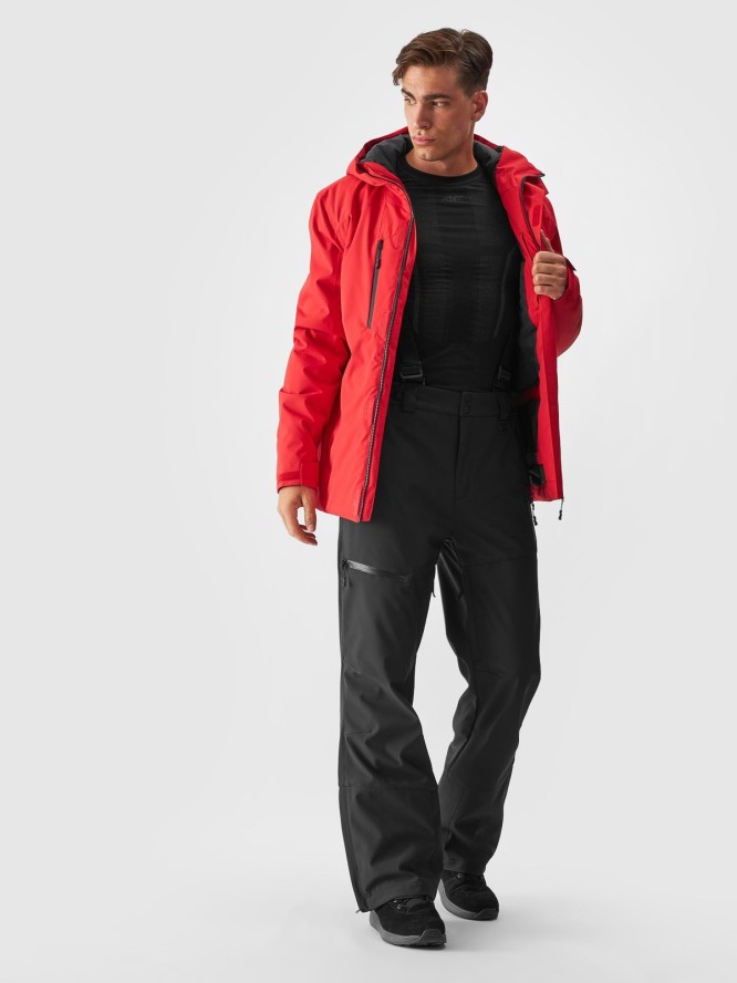 4F Kurtka narciarska membrana 10000 męska - czerwona M