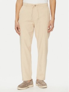 Selected Homme Chinosy 16096687 Beżowy Straight Fit