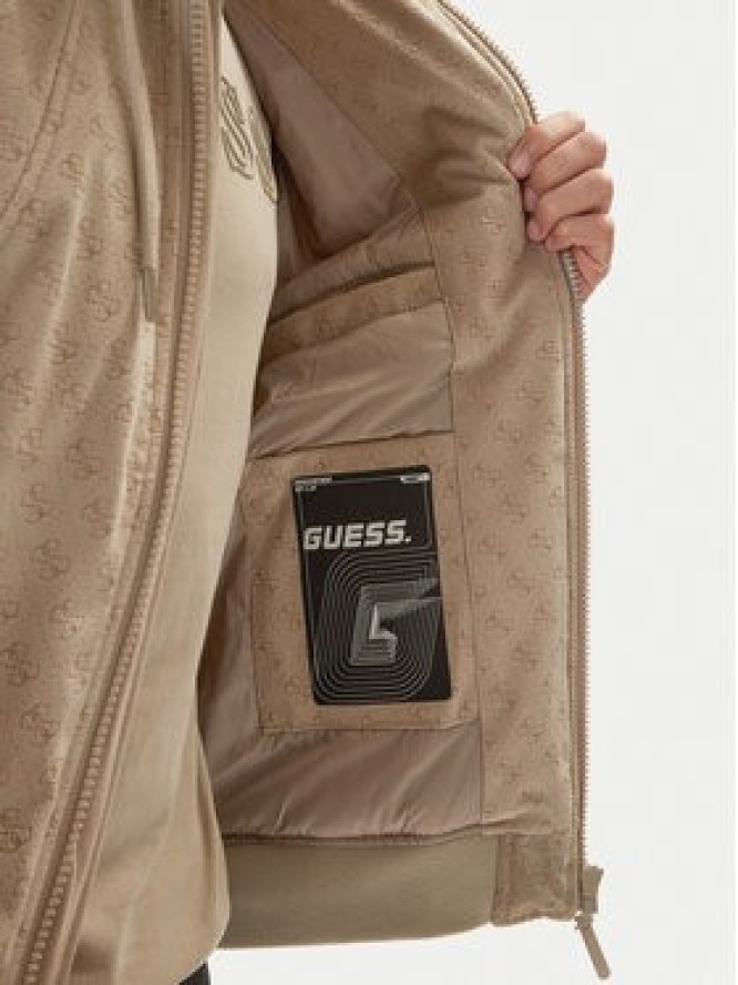 Guess Kurtka przejściowa Z6RL00 KD622 Beżowy Regular Fit