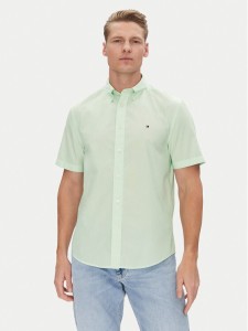 Tommy Hilfiger Koszula MW0MW37584 Zielony Regular Fit