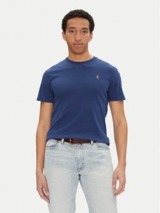Polo Ralph Lauren T-Shirt 710740727092 Granatowy Custom Slim Fit