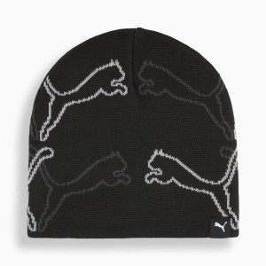 Czapka zimowa unisex Puma CAT GRAPHIC MID CROWN czarna 02638101