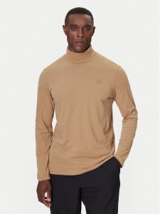 KARL LAGERFELD Golf 755023 554226 Beżowy Regular Fit