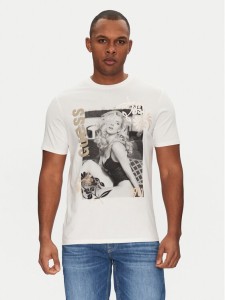 Guess T-Shirt M5GI33 KBW41 Biały Classic Fit