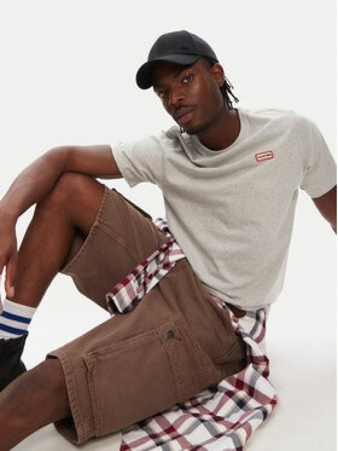 Hunter T-Shirt Tavish HARM0082251 Szary Regular Fit