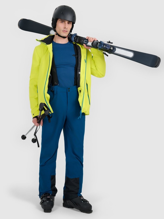 4F Kurtka narciarska membrana 10000 męska - zielona M