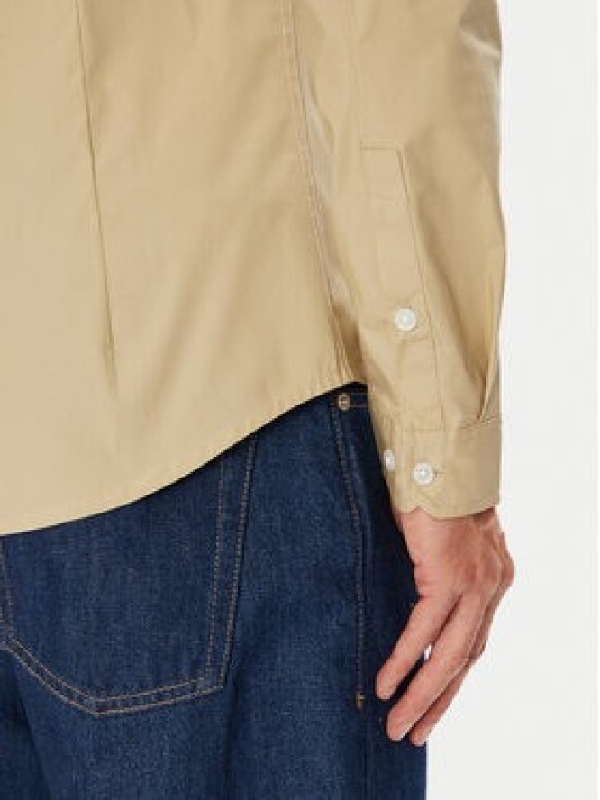Tommy Jeans Koszula Original DM0DM04405 Beżowy Slim Fit