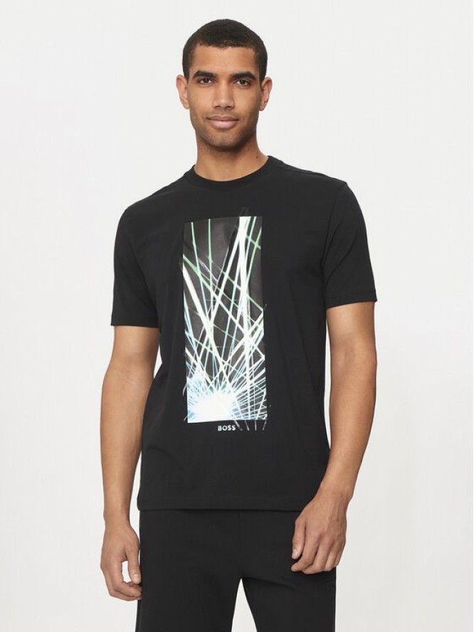 Boss T-Shirt Tee 6 50514647 Czarny Regular Fit