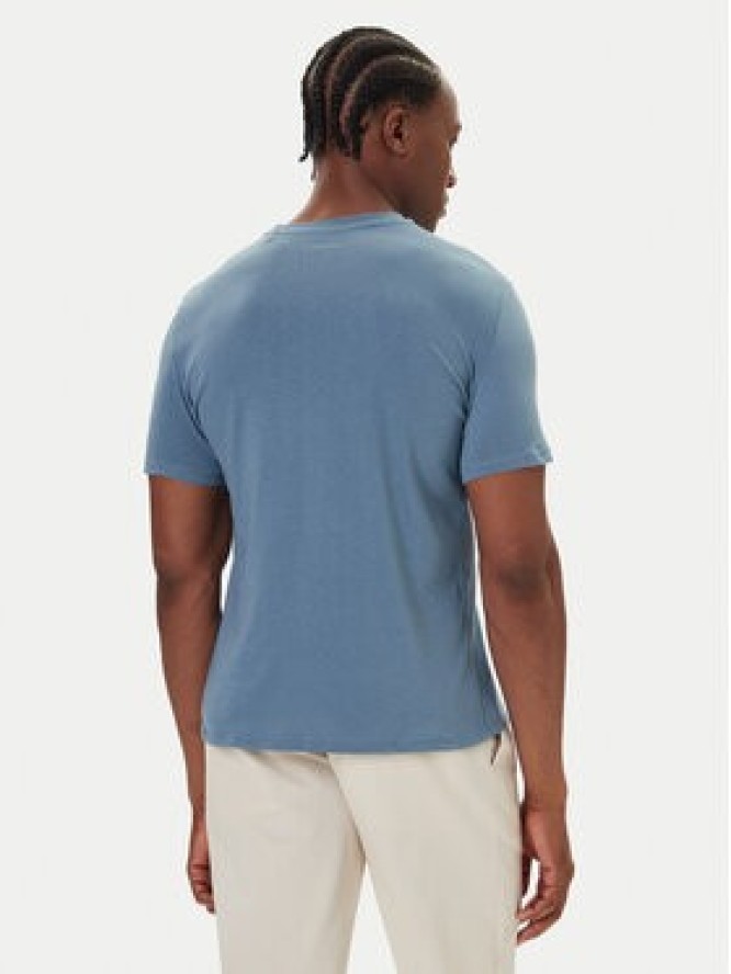 Mustang T-Shirt Austin 1016858 Niebieski Regular Fit