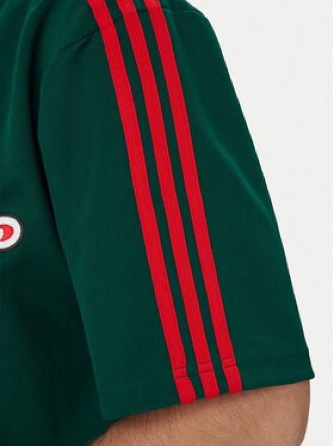 adidas T-Shirt Summer League Varsity Baseball KE2245 Zielony Oversize
