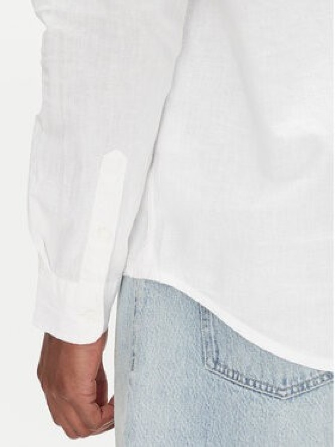 Tommy Jeans Koszula DM0DM20875 Écru Regular Fit