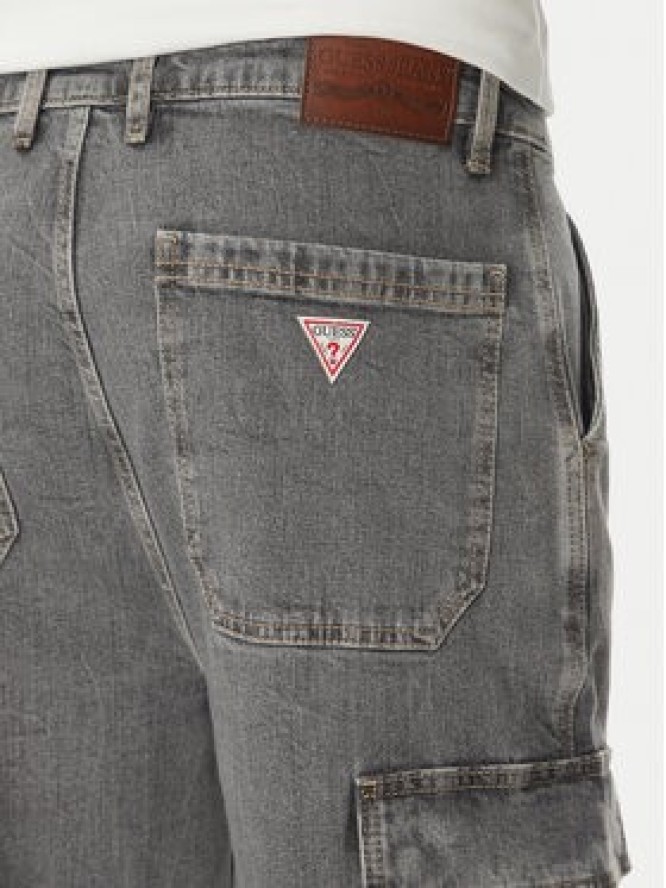 Guess Jeans Jeansy M5GA88D5LW2 Szary Relaxed Fit
