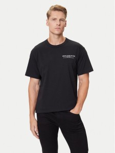 Versace Jeans Couture T-Shirt 79GAHE10 CJ00E Czarny Regular Fit