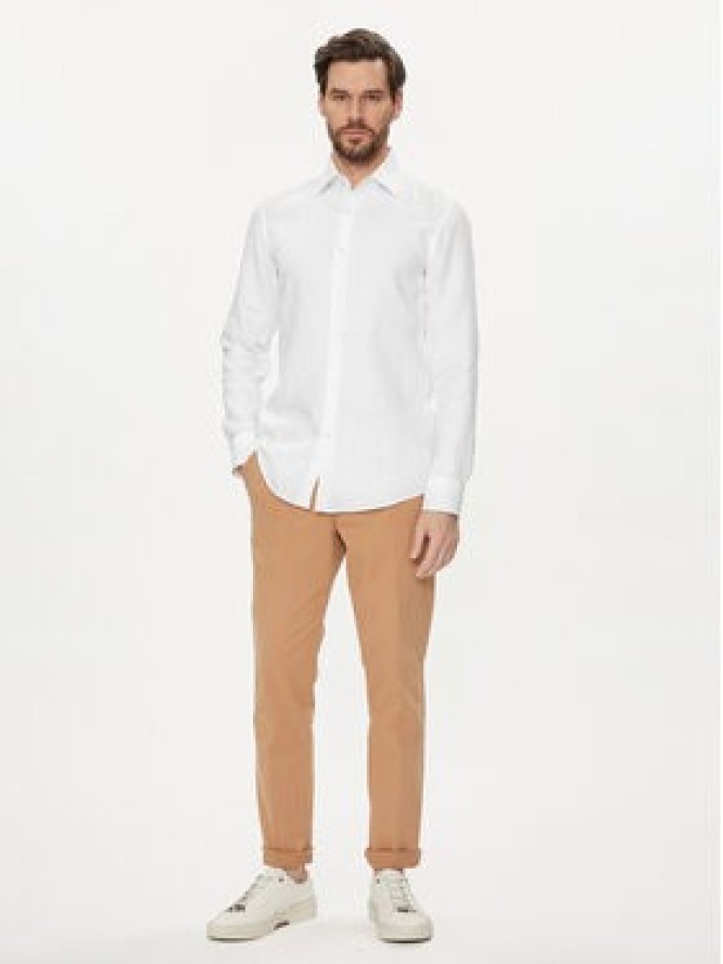 Boss Koszula H Hank Kent C1 214 50490234 Biały Slim Fit
