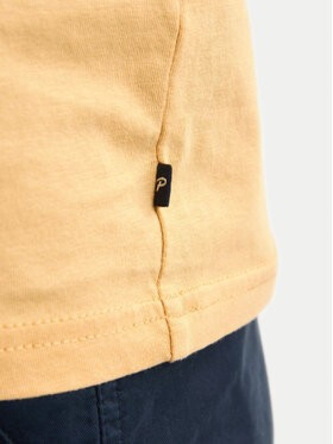 Petrol Industries T-Shirt M-1050-TSR707 Żółty Regular Fit