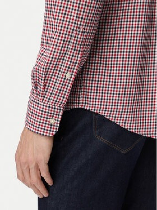 Tommy Hilfiger Koszula Gingham MW0MW43319 Czerwony Regular Fit