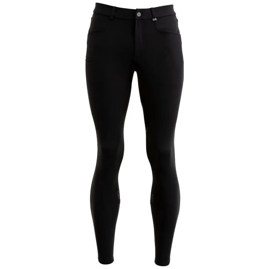 Spodnie do jazdy konnej full grip z mikrofibry BR Equitation Martin Assise